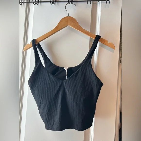 LIGHTLY WORN LULUEMON RIBBED ALIGN TOP - Picture 1 of 2